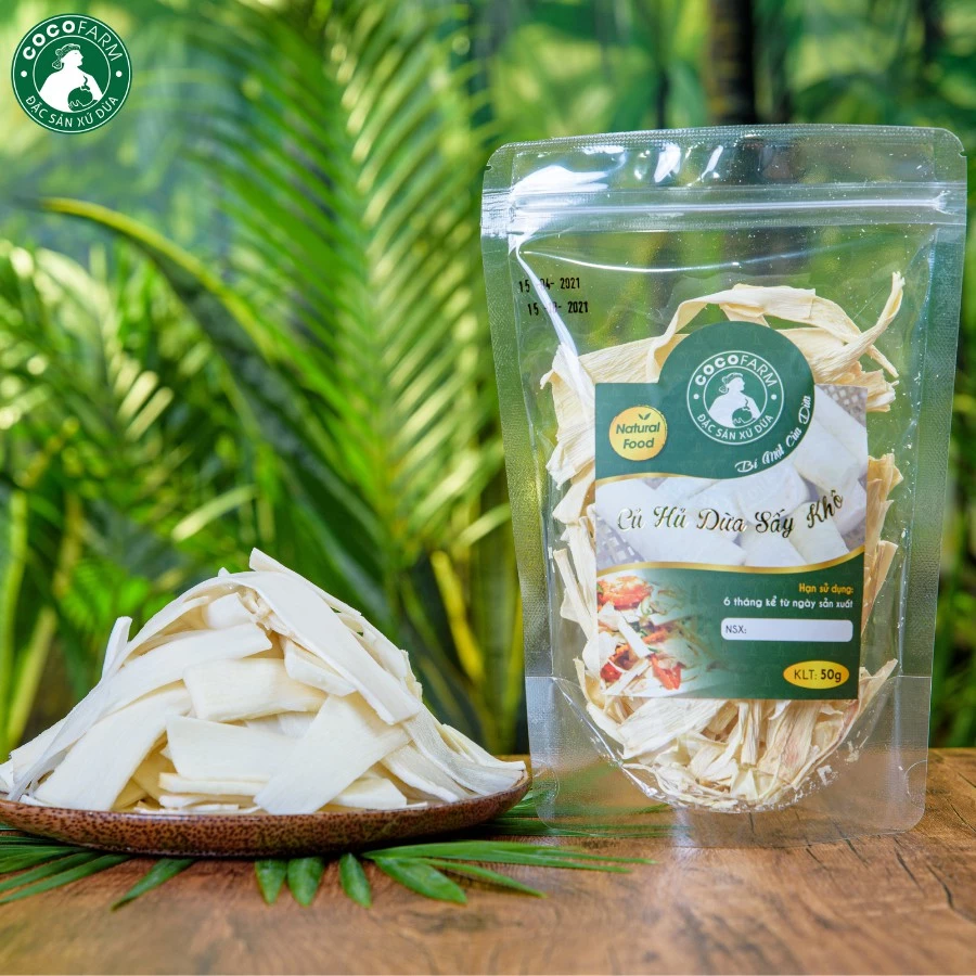 Củ hủ dừa sấy khô Cocofarm 50g