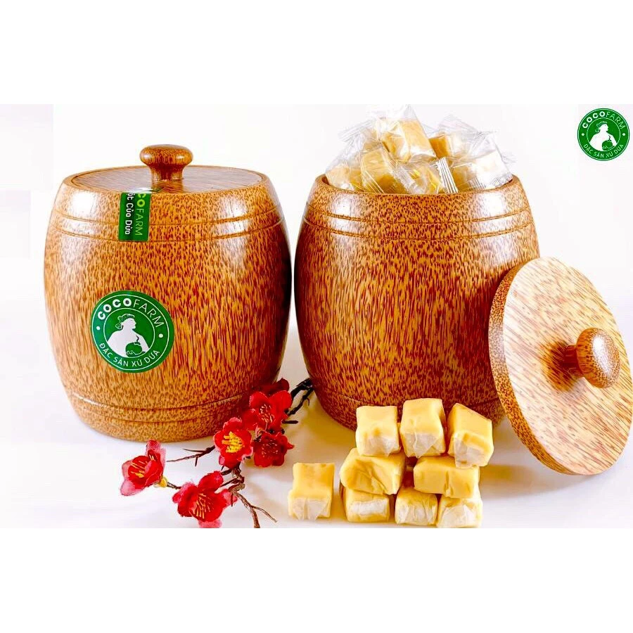 HỘP MỸ NGHỆ DỪA ĐỰNG KẸO COCOFARM