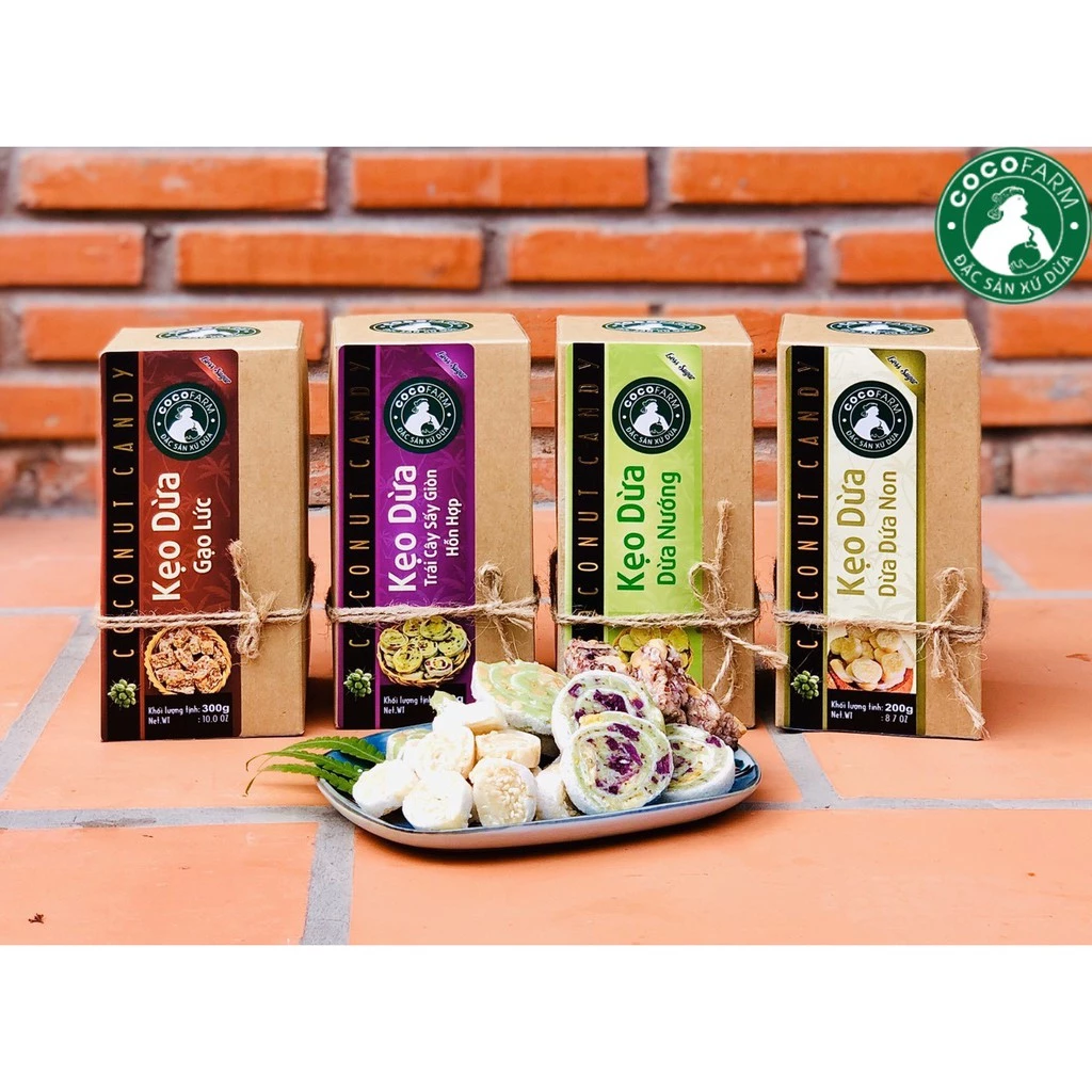 COMBO 4 hộp kẹo dừa cuộn bánh tráng 300g - Ảnh 5