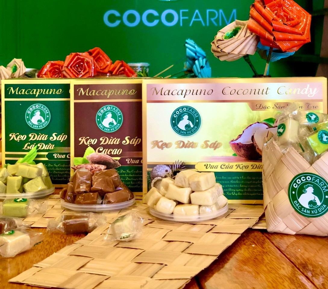 COMBO 3 HỘP KẸO DỪA SÁP 500g