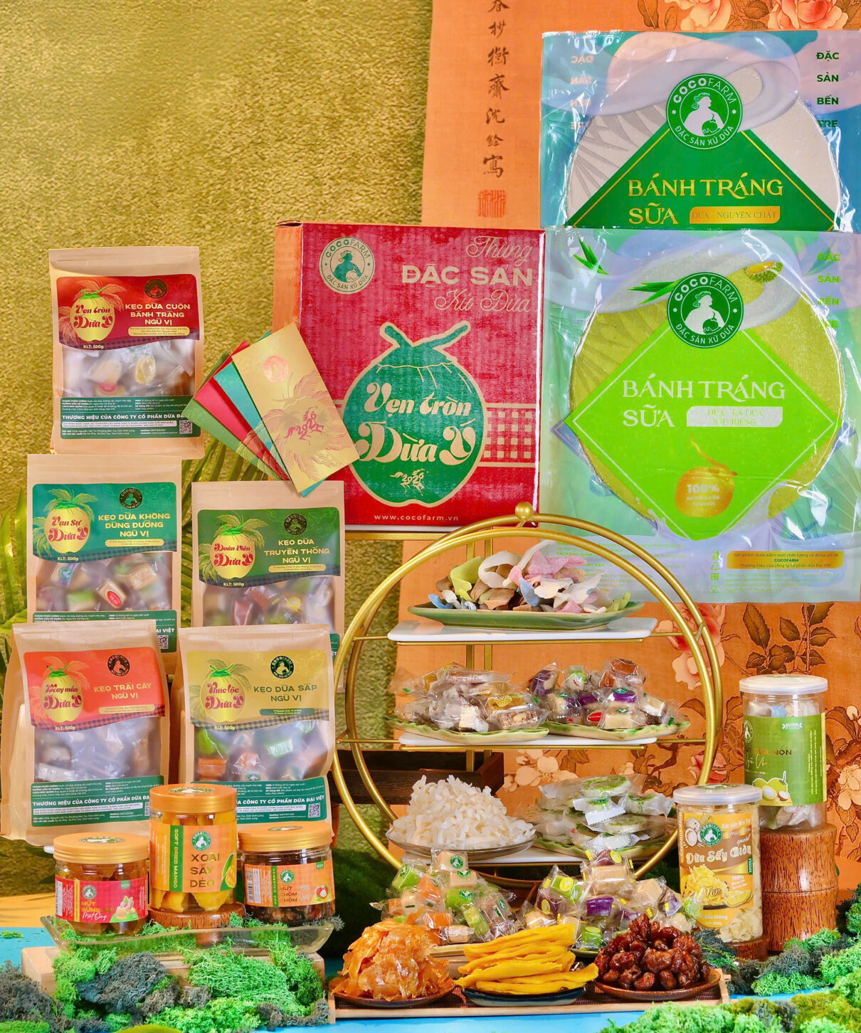 THÙNG ĐẶC SẢN XỨ DỪA ĐÃI TẾT COCOFARM 2026