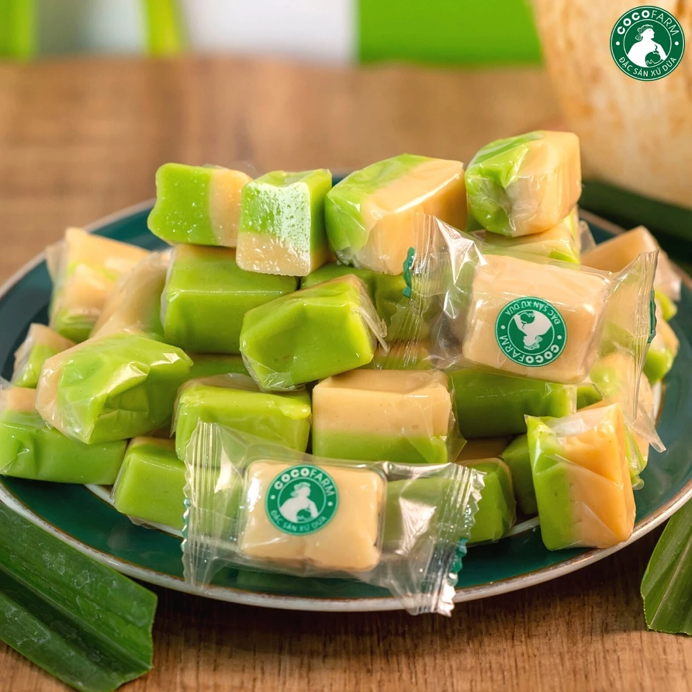 Hộp Kẹo Dừa Không Đường ngũ vị Hộp 1Kg - Ảnh 11