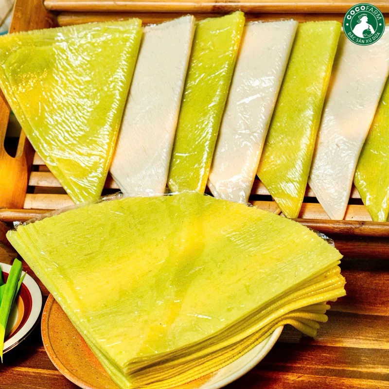Bánh tráng sữa cocofarm thơm ngon 3 vị