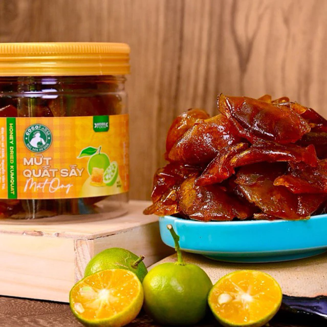 Mứt Quất Sấy Mật Ong Thượng hạng Cocofarm