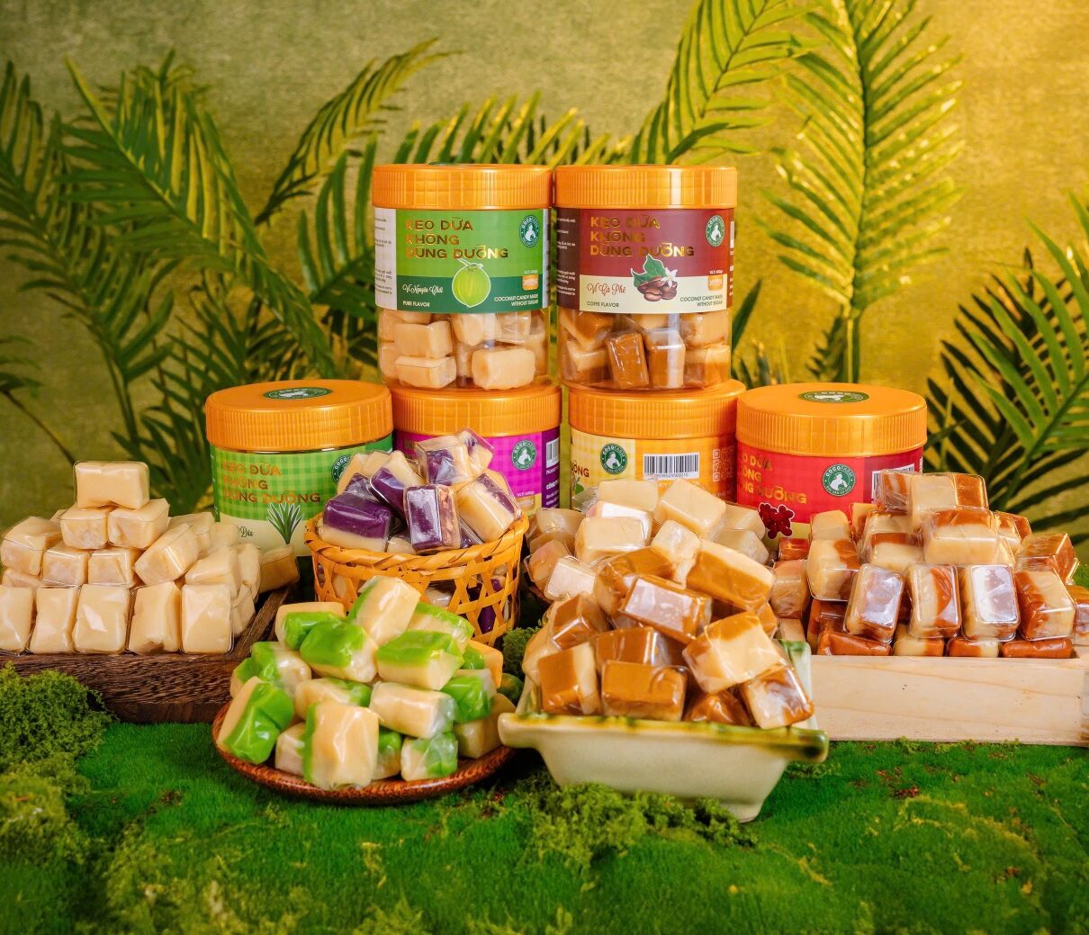 KẸO DỪA KHÔNG DÙNG ĐƯỜNG